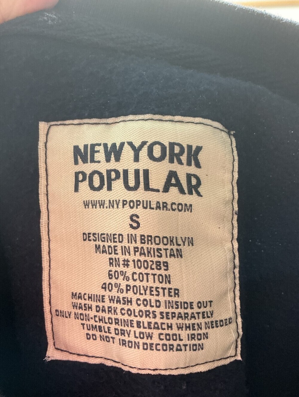 New York Popular S TEXAS Navy Womens Sweatshirt Preppy - Picture 8 of 9